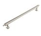 Heirloom - 233mm  Brushed Nickel Handle (Premium Solid Brass Construction)