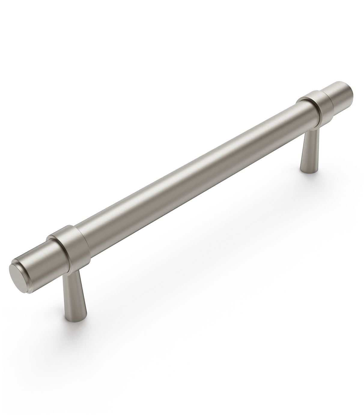 Astor - 168mm  Brushed Nickel Handle (Premium Solid Brass Construction)