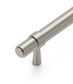 Astor - 210mm  Brushed Nickel Handle (Premium Solid Brass Construction)