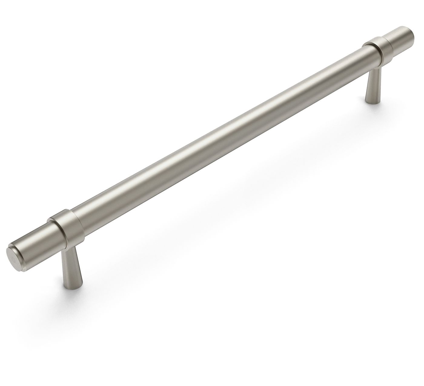 Astor - 240mm  Brushed Nickel Handle (Premium Solid Brass Construction)