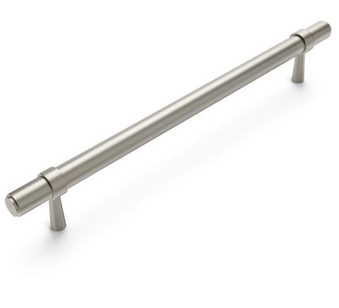 Astor - 240mm  Brushed Nickel Handle (Premium Solid Brass Construction)
