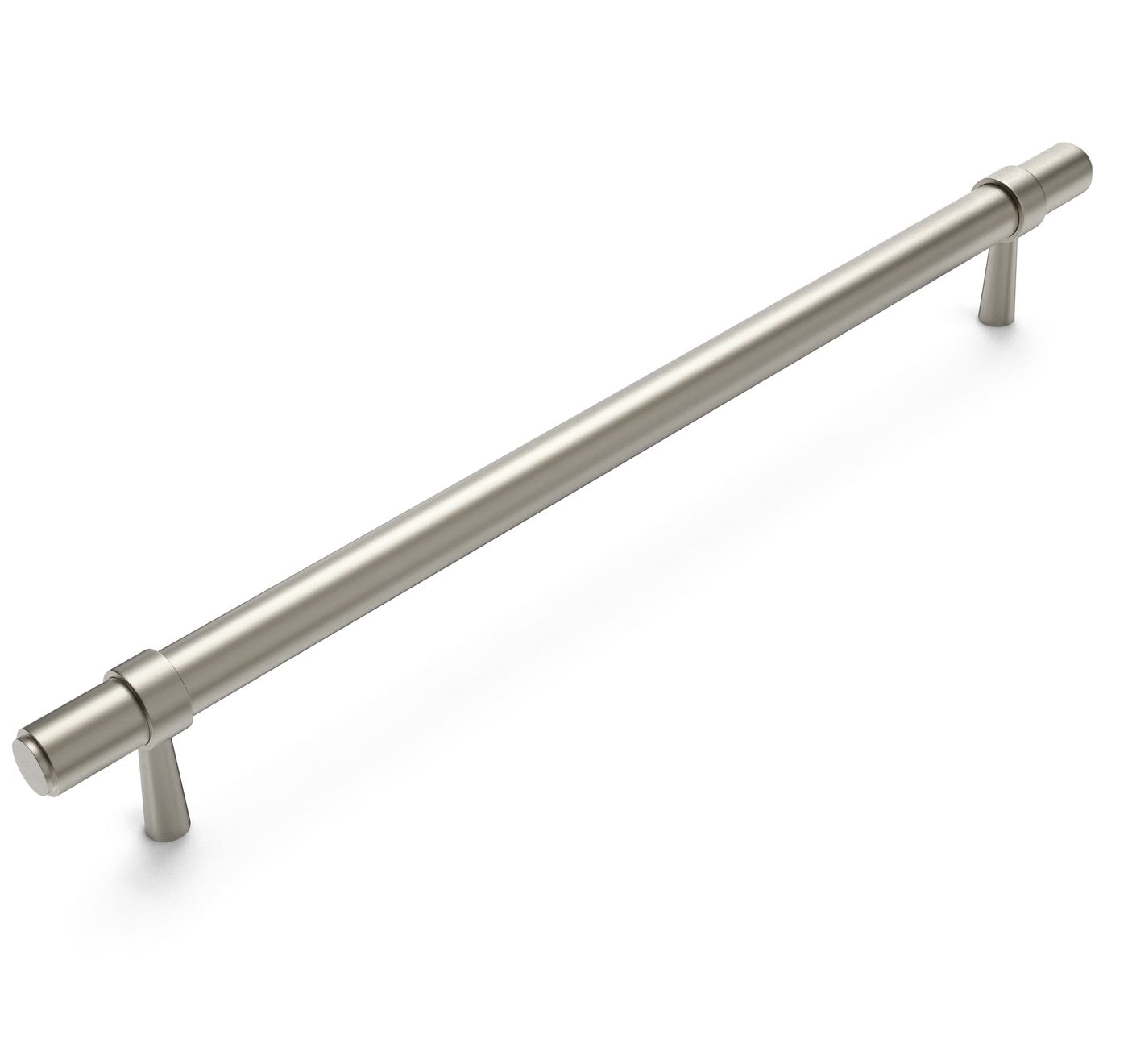 Astor - 270mm  Brushed Nickel Handle (Premium Solid Brass Construction)