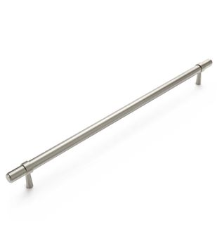 Astor - 370mm  Brushed Nickel Handle (Premium Solid Brass Construction)