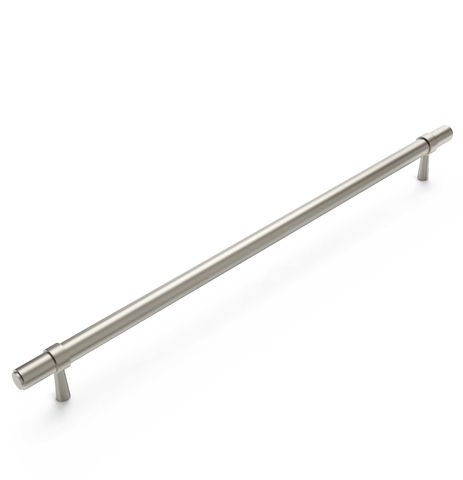 Astor - 370mm  Brushed Nickel Handle (Premium Solid Brass Construction)