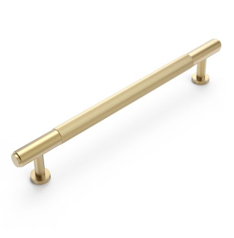 Soho - 225mm Brushed Brass Handle (Premium Solid Brass Construction)