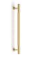 Soho - 225mm Brushed Brass Handle (Premium Solid Brass Construction)