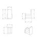 Oskar Chrome Robe Hook