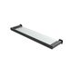 Oskar Gun Metal Metal & Glass Shelf