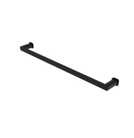 Oskar 600mm Matte Black Single Towel Rail