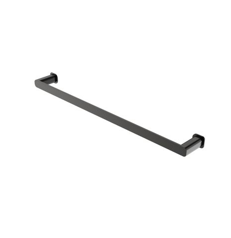 Oskar 600mm Gun Metal Single Towel Rail