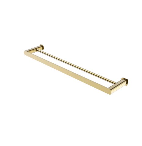 Oskar 600mm Argent Gold Double Towel Rail