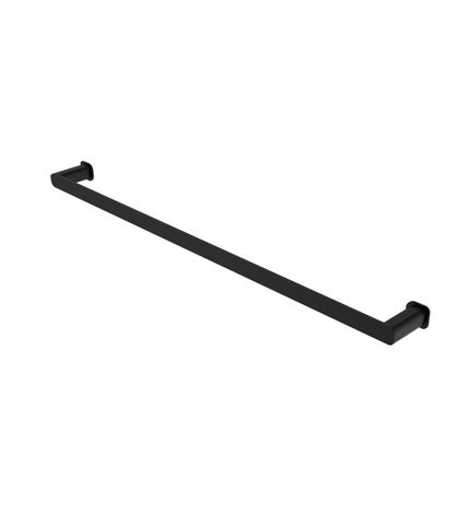 Oskar 750mm Matte Black Single Towel Rail