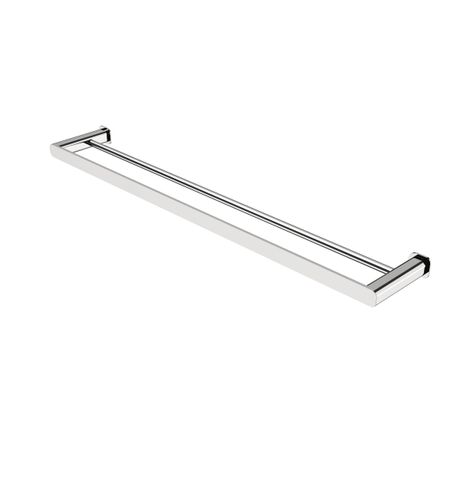 Oskar 750mm Chrome Double Towel Rail