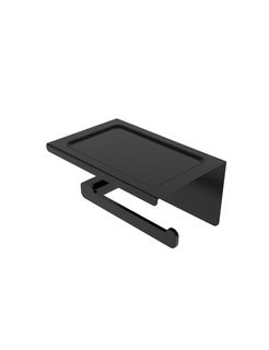 Oskar Matte Black Paper Holder