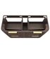 Havana Fluted 1200mm Sable Walnut Wall Hung Curve Vanity