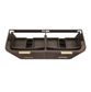 Havana Fluted 1500mm Sable Walnut Wall Hung Curve Vanity