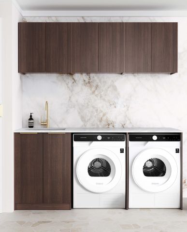 Havana Sable Walnut Laundry Kit 1960x600x2100