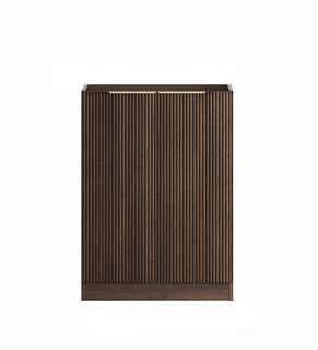 Havana Fluted Laundry 630 Sable Walnut Base Cabinet