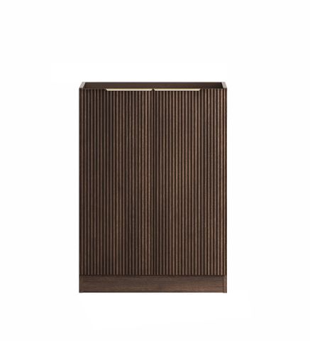 Havana Fluted Laundry 630 Sable Walnut Base Cabinet