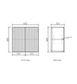 Havana Laundry 630 Sable Walnut Wall Cabinet