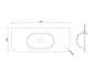 Chloe 1200x500 Silk Matte White Top with Basin