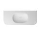 Chloe 1200x500 Silk Matte White Top with Basin