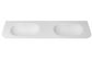 Chloe 1800x500 Silk Matte White Top with Basin