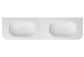 Chloe 1800x500 Silk Matte White Top with Basin