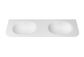 Chloe 1500x500 Silk Matte White Top with Basin