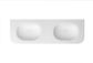 Chloe 1500x500 Silk Matte White Top with Basin