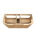 Havana Fluted 1200mm Woodland Oak Wall Hung Curve Vanity