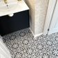 Marlo 750mm Matte Black Wall Hung Vanity with Ceramic Top