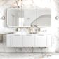 LED Newport 1800(W)x750(H) Matte White Shaving Cabinet - Premium Edition