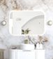 LED Newport 900(H)x600(W) Frameless Back Lit Tuffi Mirror - Install Horizontal or Vertical