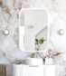 LED Newport 900(H)x600(W) Frameless Back Lit Tuffi Mirror - Install Horizontal or Vertical