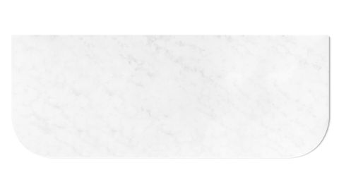 Havana 1200x500x20 Solid Surface Cloudy Carrara Top No Hole
