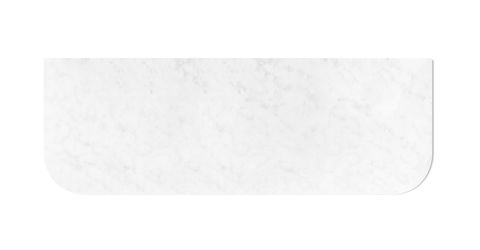 Havana 1500x500x20 Solid Surface Cloudy Carrara Top No Hole