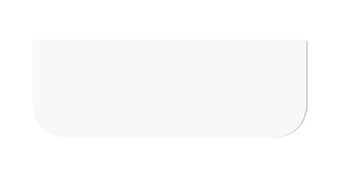 Havana 1500x500x20 Pure White Top No Hole