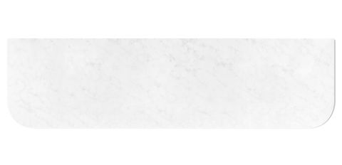 Havana 1800x500x20 Solid Surface Cloudy Carrara Top No Hole