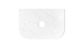 Havana 750x500x20 Solid Surface Cloudy Carrara Top