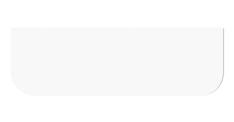 Havana 1800x500x20 Pure White Top No Hole