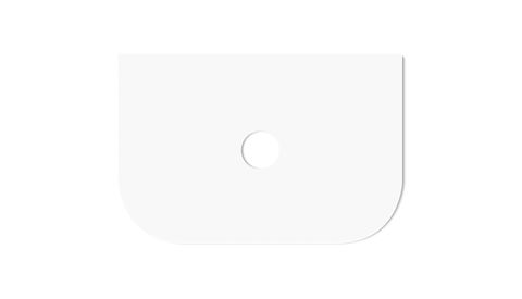Havana 750x500x20 Pure White Top