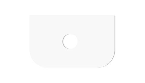 Havana 750x500x20 Pure White Top