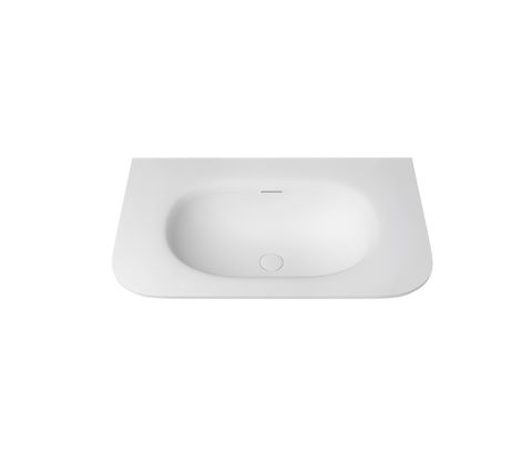 Chloe 750x500 Silk Matte White Top with Basin