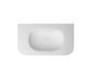 Chloe 900x500 Silk Matte White Top with Basin