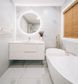 Noosa 1200mm Satin White Wall Hung Vanity