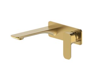 Oskar Wall Basin Mixer Argent Gold