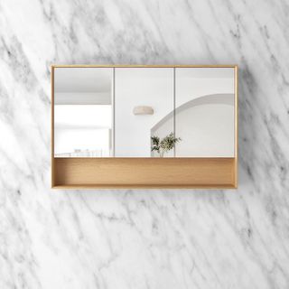 Byron 1200x800 Woodland Oak Shaving Cabinet