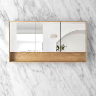 Byron 1500x800 Woodland Oak Shaving Cabinet