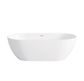 Attica Manolo 1530 Gloss White Bath with Overflow